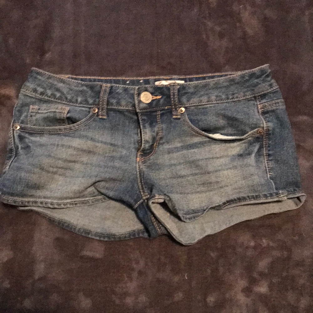 Denim shorts